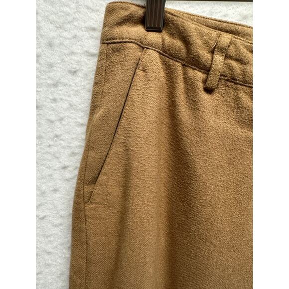 Vintage LL Bean Soft Flannel Women Trousers 6 Reg Lined Classic Fit Straight - Picture 4 of 12